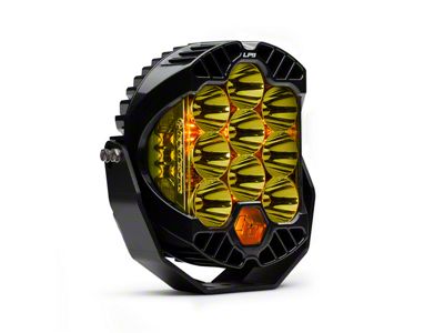 Baja Designs 8-Inch LP9 Racer Edition Round Amber LED Light; Spot Beam (Universal; Some Adaptation May Be Required)