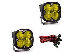 Baja Designs Squadron Pro Amber LED Lights; Driving/Combo Beam; Pair (Universal; Some Adaptation May Be Required)