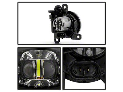 OEM Style Full LED Fog Lights with Switch; Clear (21-24 Bronco Big Bend)