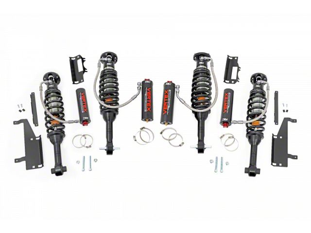 Rough Country 2-Inch Suspension Lift Kit with Vertex Adjustable Coil-Overs and Shocks (21-24 Bronco w/o Sasquatch Package, Excluding Badlands, First Edition, Raptor & Wildtrack)
