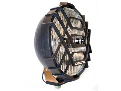 Delta Lights 800H Series Round Fog Light; Black (Universal; Some Adaptation May Be Required)