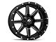 Wesrock Wheels Maverick Gloss Black Milled 6-Lug Wheel; 20x10; -12mm Offset (21-24 Bronco, Excluding Raptor)