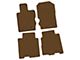 FLEXTREAD Factory Floorpan Fit Tire Tread/Scorched Earth Scene Front and Rear Floor Mats; Saddle (21-24 Bronco 4-Door)