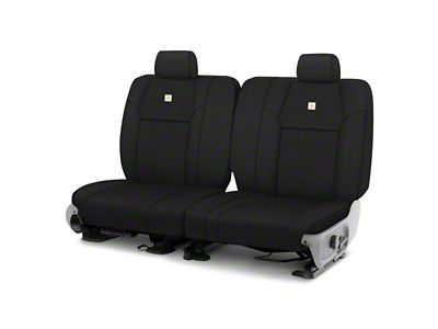 Covercraft Carhartt Super Dux PrecisionFit Custom Second Row Seat Covers; Black (21-24 Bronco 2-Door)