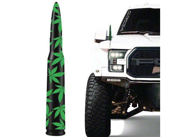 EcoAuto Bullet Antenna; Weed Leaves (21-24 Bronco)