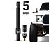 EcoAuto Flexible Replacement Antenna; 5-Inch; Carbon Fiber (21-24 Bronco)