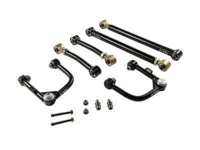 EVO Manufacturing Enforce Stage 3 Adjustable Front Upper, Rear Upper and Rear Lower Control Arms (21-24 Bronco, Excluding Raptor)