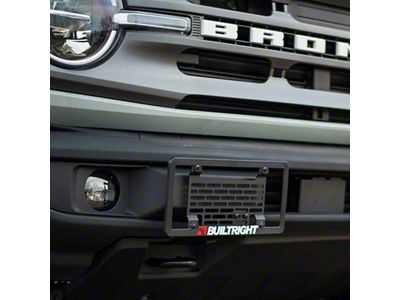 BuiltRight Industries License Plate Mount (21-24 Bronco w/ Plastic Front Bumper)