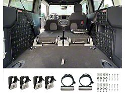 BuiltRight Industries MOLLE Compatible Cargo Panel; Stage 1 Kit (21-23 Bronco 2-Door)