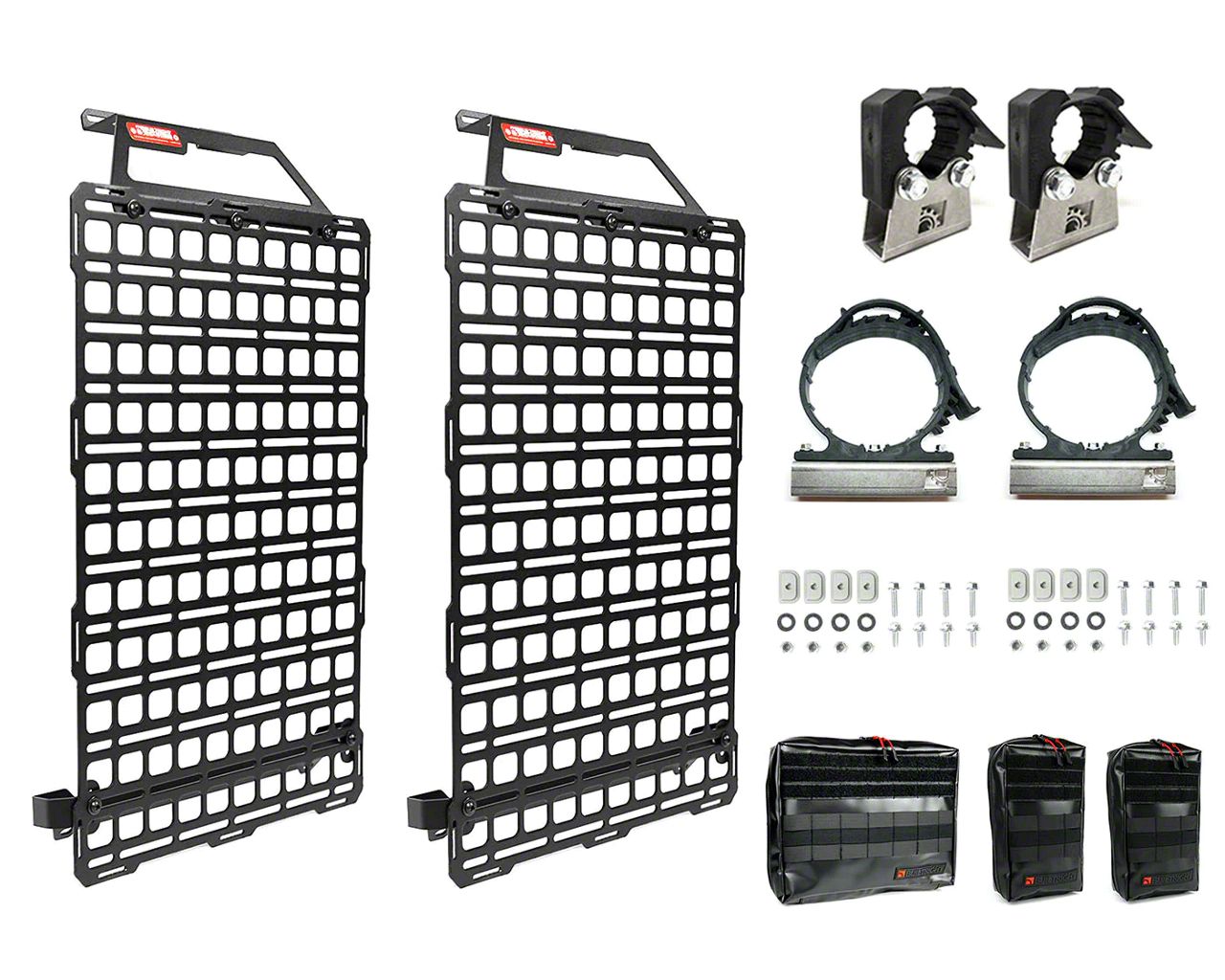 BuiltRight Industries Bronco Seat Back MOLLE Panel; Stage 2 Kit 111027
