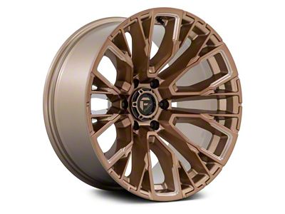 Fuel Wheels Rebar Platinum Bronze Milled 6-Lug Wheel; 20x9; 1mm Offset (22-24 Bronco Raptor)