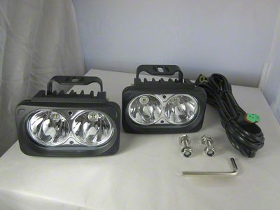 Vision X 6-Inch Optimus Prime Dual LED Lights; Pair (Universal; Some Adaptation May Be Required)
