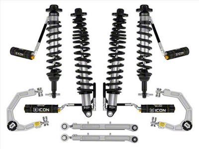 ICON Vehicle Dynamics 3 to 4-Inch Suspension Lift System with Billet Heavy Duty Upper Control Arms; Stage 6 (21-24 Bronco w/o Sasquatch Package, Excluding Raptor)