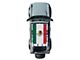 4x4 Attitude Sunshade; Mexican Flag (21-24 Bronco 4-Door)