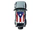 4x4 Attitude Sunshade; Puerto Rican Flag (21-24 Bronco 4-Door)