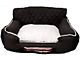 PetBed2Go Seat Cover with Ford Logo; Black (Universal; Some Adaptation May Be Required)