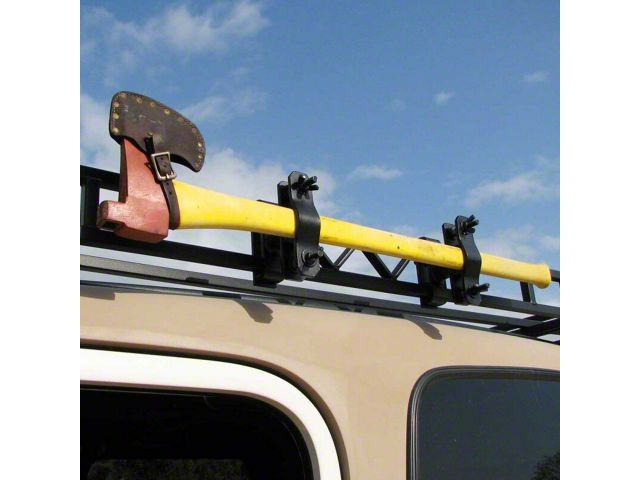 Garvin Single Axe or Shovel Mount for 4-Inch High Roof Rack
