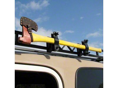 Garvin Single Axe or Shovel Mount for 6-Inch High Roof Rack