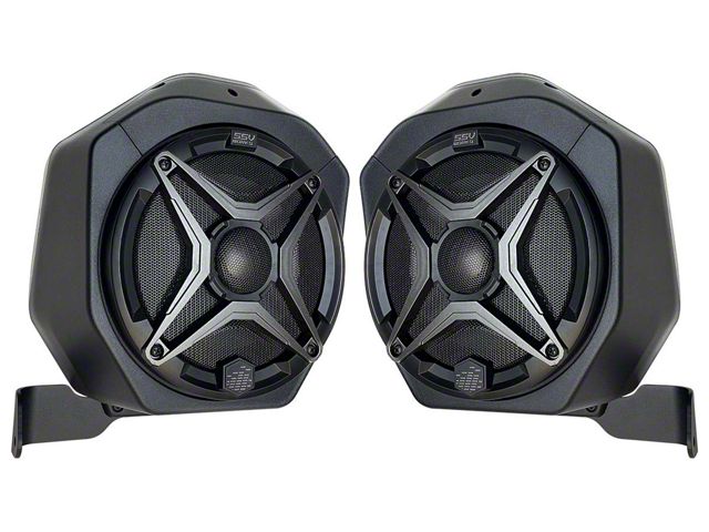 SSV Works 6.50-Inch Factory Upgrade Rear Speaker Pods with Kicker Speakers; Loaded (21-24 Bronco 4-Door, Excluding Raptor)