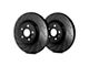 SP Performance Cross-Drilled 6-Lug Rotors with Black ZRC Coated; Front Pair (21-24 Bronco, Excluding Raptor)