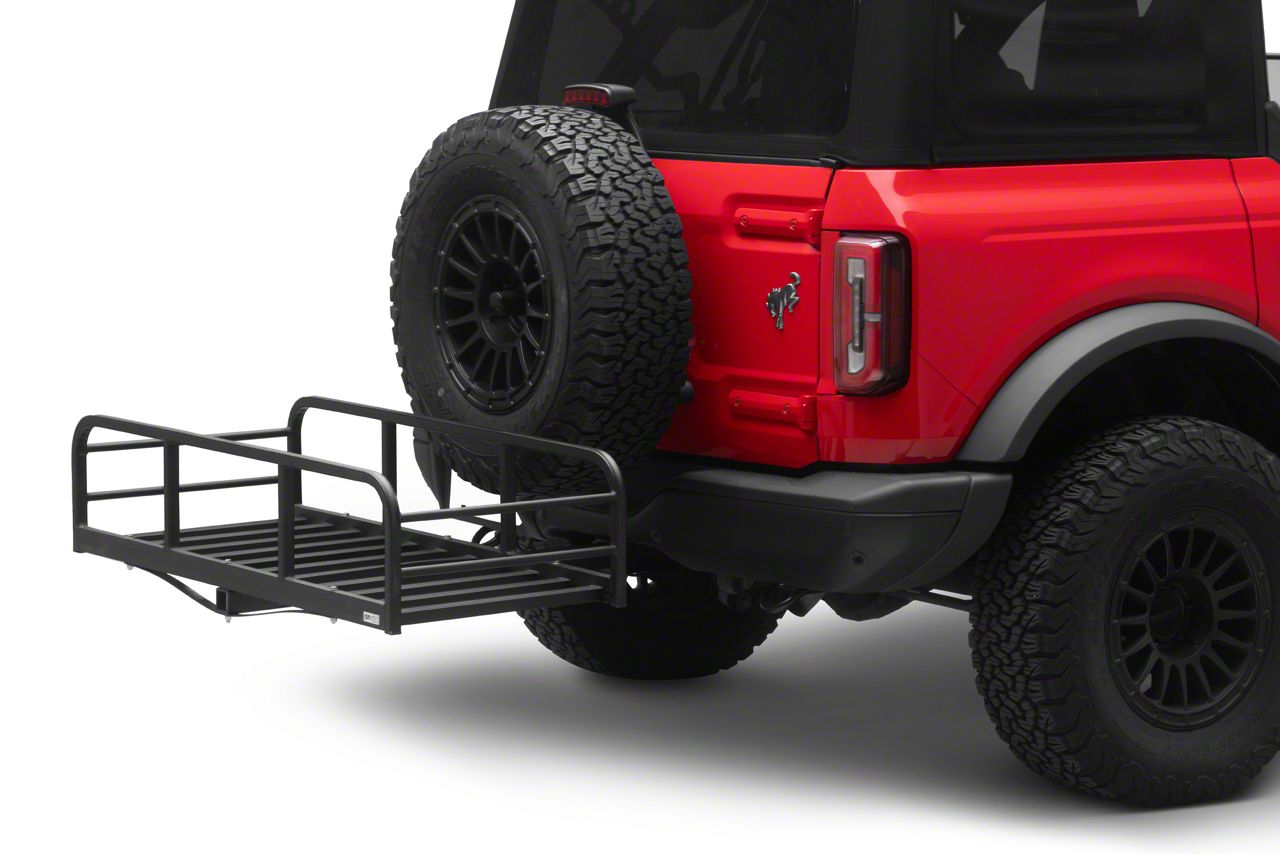 RedRock Bronco Hitch Mounted Cargo Rack; 12Inch XL J101202 (Universal