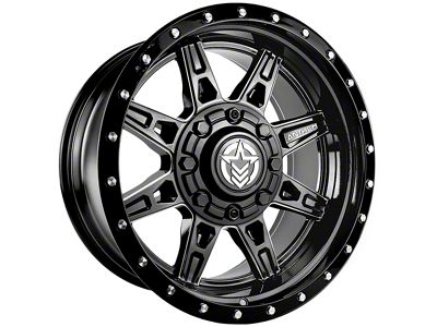 Anthem Off-Road Rogue Gloss Black Milled 6-Lug Wheel; 20x10; -18mm Offset (22-24 Bronco Raptor)