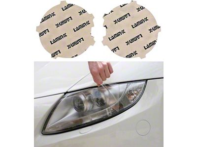 Lamin-X Headlight Tint Covers; Clear (21-24 Bronco Base, Big Bend, Black Diamond)