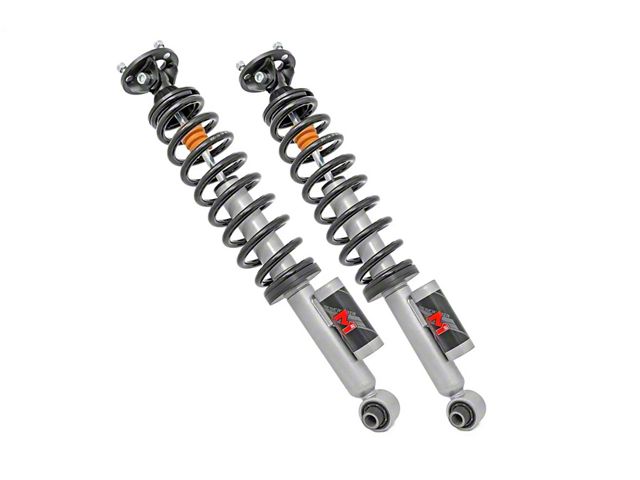 Rough Country M1R Reservoir Loaded Rear Struts for 7-Inch Lift (21-24 Bronco w/o Sasquatch Package, Excluding Badlands, First Edition, Raptor & Wildtrack)