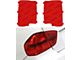 Lamin-X Tail Light Tint Covers; Red (21-24 Bronco, Excluding Raptor)