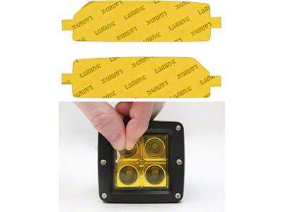 Lamin-X Turn Signal Light Tint Covers; Yellow (21-24 Bronco Base, Big Bend, Black Diamond)