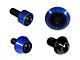 ZSPEC Design Stage 3 Dress Up Bolts Fastener Kit; Titanium and Billet; Black/Blue (21-24 2.7L EcoBoost Bronco)