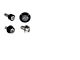 ZSPEC Design Stage 3 Dress Up Bolts Fastener Kit; Titanium and Billet; Silver/Black (21-24 2.7L EcoBoost Bronco)
