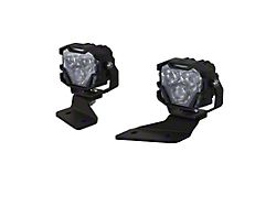 Morimoto 4Banger Ditch Light Kit; NCS Yellow Flood Beam (21-24 Bronco)