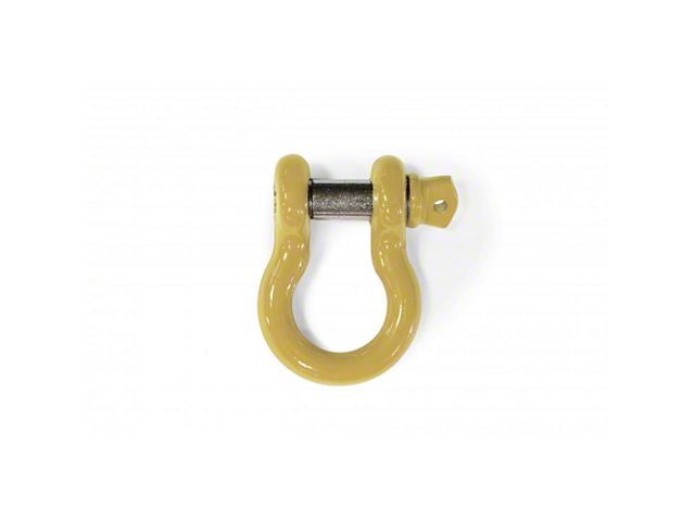 Steinjager 3/4-Inch D-Ring Shackle; Military Beige