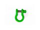 Steinjager 3/4-Inch D-Ring Shackle; Neon Green