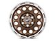 Ford Performance Bullet Hole Sinister Bronze Machined 6-Lug 5-Wheel Kit with TPMS Sensors; 17x8; 55mm Offset (21-24 Bronco, Excluding Raptor)