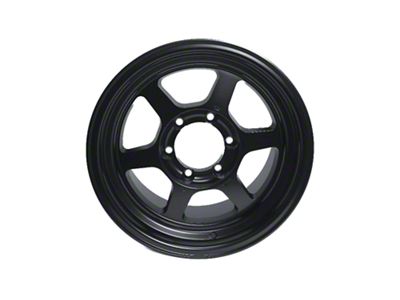 P37 Black 6-Lug Wheel; 17x8.5; -10mm Offset (2024 Tacoma)