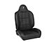 Corbeau Baja RS Suspension Seats; Black Vinyl; Pair (Universal; Some Adaptation May Be Required)