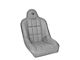 Corbeau Baja SS Suspension Seat; Gray Vinyl (Universal; Some Adaptation May Be Required)