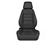 Corbeau Sport Reclining Seats; Black Cloth; Pair (Universal; Some Adaptation May Be Required)