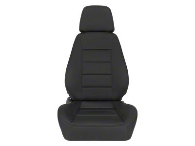 Corbeau Sport Reclining Seats; Black Neoprene; Pair (Universal; Some Adaptation May Be Required)
