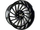 Arkon Off-Road Caesar Gloss Black Milled 6-Lug Wheel; 20x10; -25mm Offset (09-14 F-150)