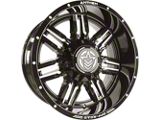 Anthem Off-Road Equalizer Gloss Black Milled 6-Lug Wheel; 18x9; -12mm Offset (15-20 F-150)