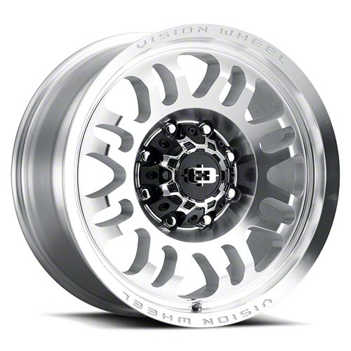 Vision Wheel Bronco Inferno Milled Machine Face 6-Lug Wheel; 18x9; 12mm ...