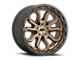 Vision Wheel Korupt Satin Bronze 6-Lug Wheel; 17x9; 12mm Offset (22-24 Bronco Raptor)