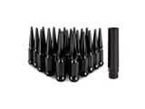 Mishimoto Black Steel Spiked Lug Nuts; M12 x 1.5; Set of 24 (19-26 Ranger)
