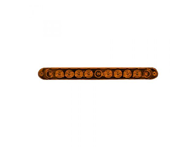 15-Inch Mini LED Tailgate Bar; Amber (Universal; Some Adaptation May Be Required)
