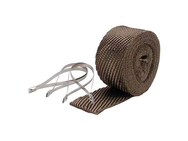 Titanium Pipe Wrap; 2-Inch Wide x 25-Foot Roll (Universal; Some Adaptation May Be Required)