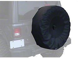 33 to 35-Inch Spare Tire Cover; Black (21-24 Bronco)