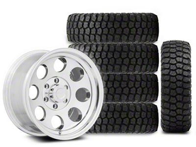 17x9 Pro Comp 69 Series Wheel & 37in Ironman Mud-Terrain All Country Tire Package; Set of 5 (21-24 Bronco, Excluding Raptor)